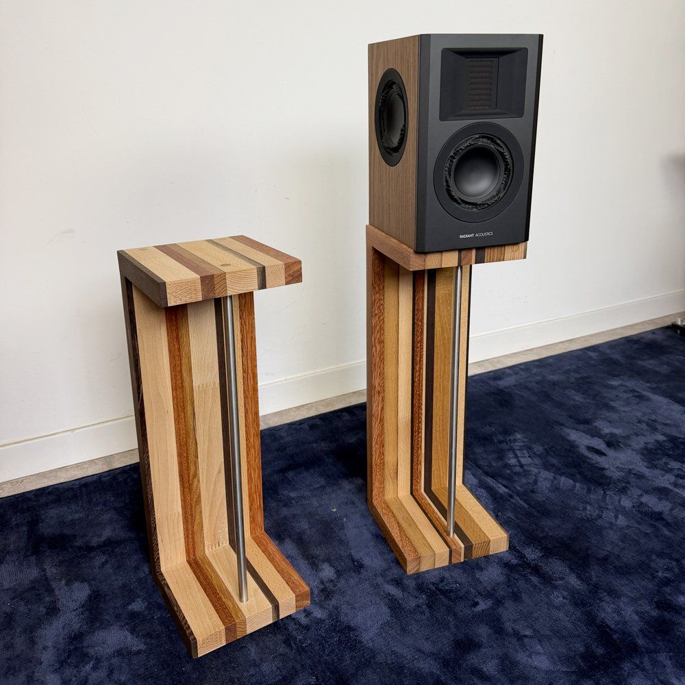 Stand Rigatini con un diffusore