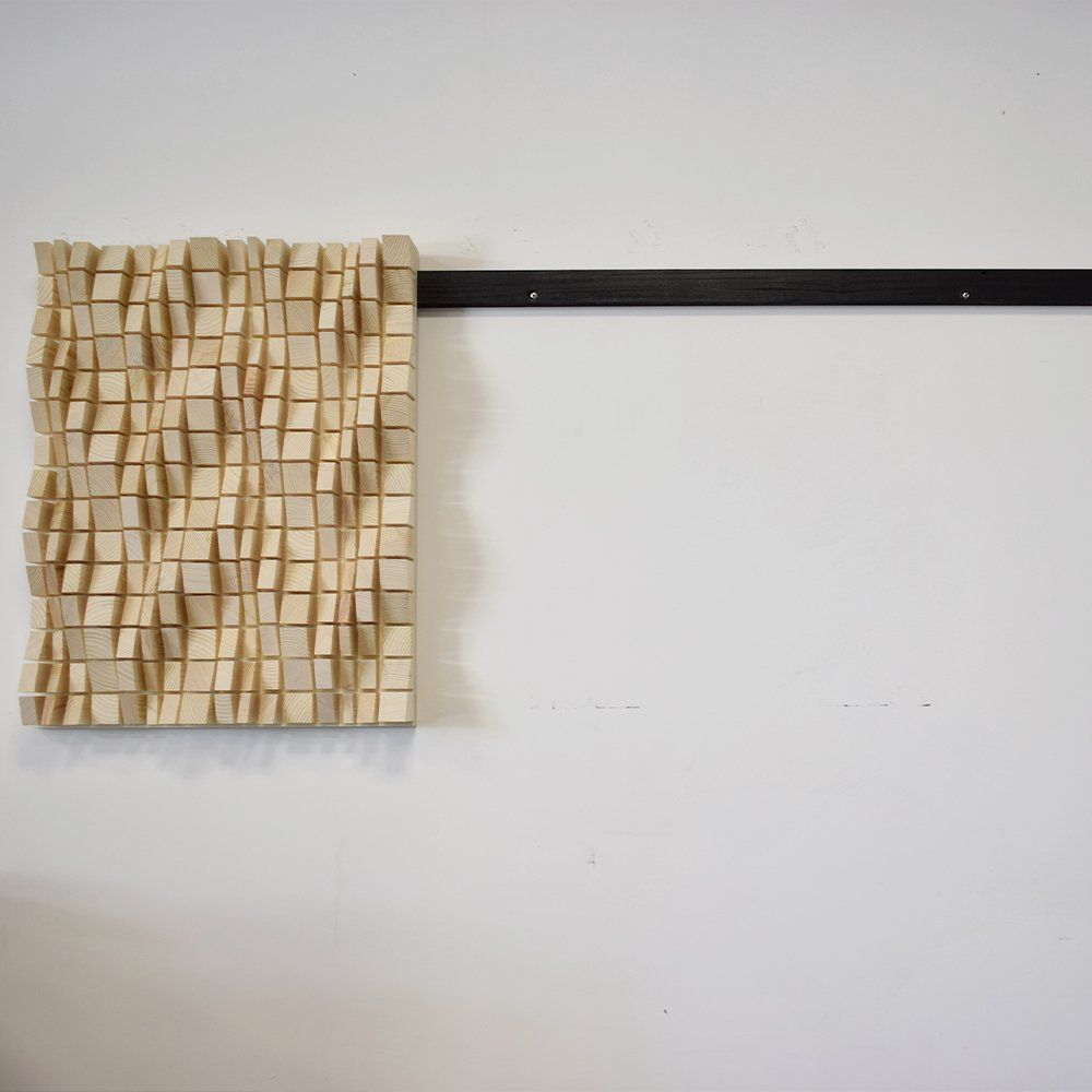 Pannello SoundWave appeso alla parete